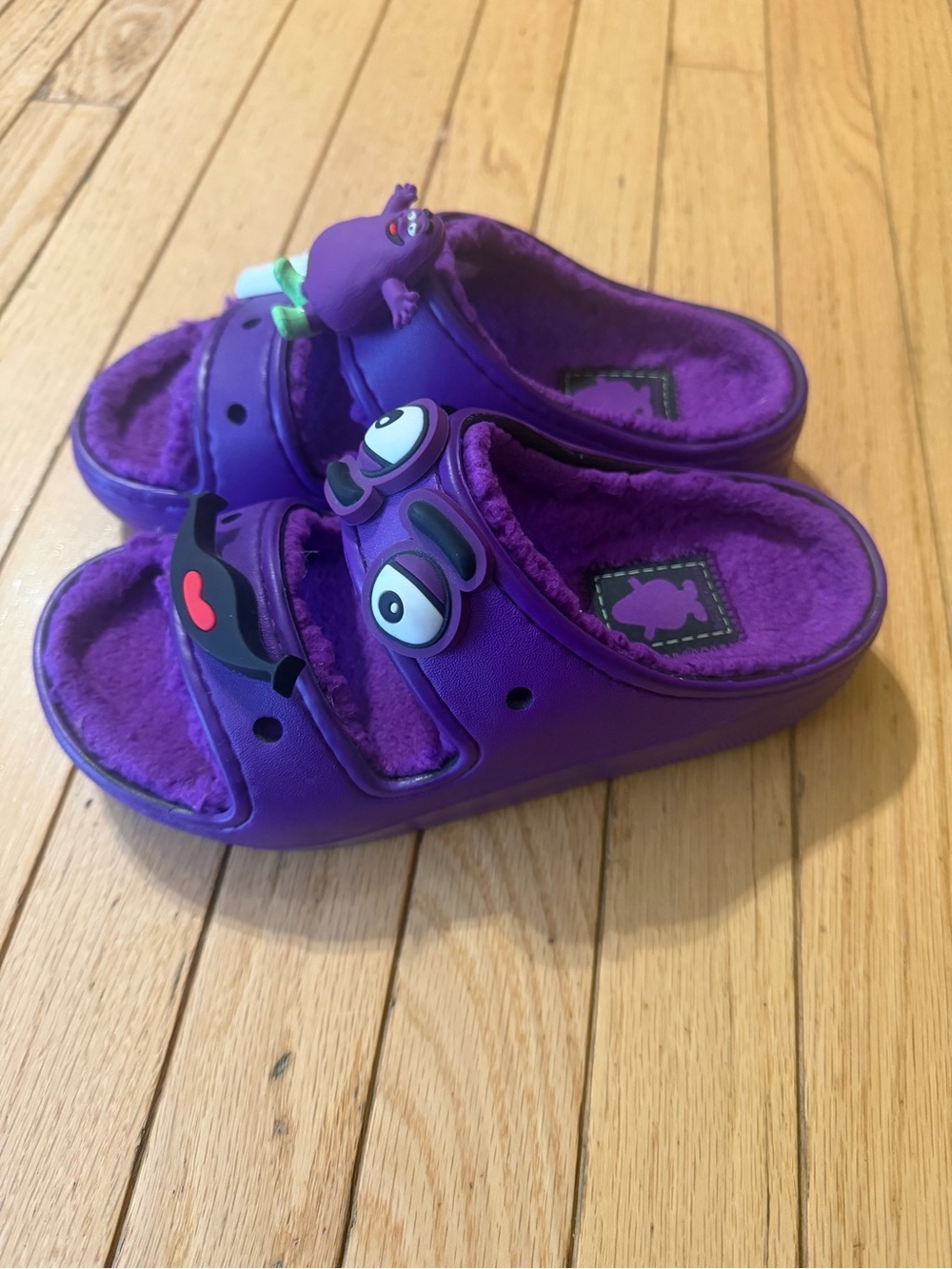 McDonald's X Crocs Grimace Cozzzy Sandal | Men Size 4 / Women Size 6